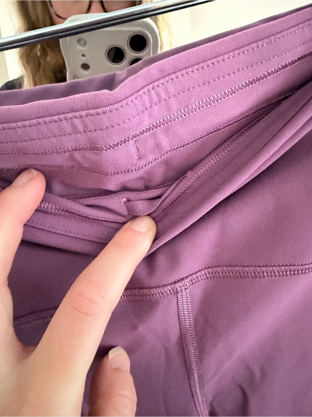 lululemon athletica Mauve crop leggings